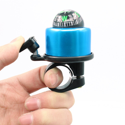 Bicycle compass bell bicycle colorful bicycle bell small bell compass decorative bicycle riding accessories
