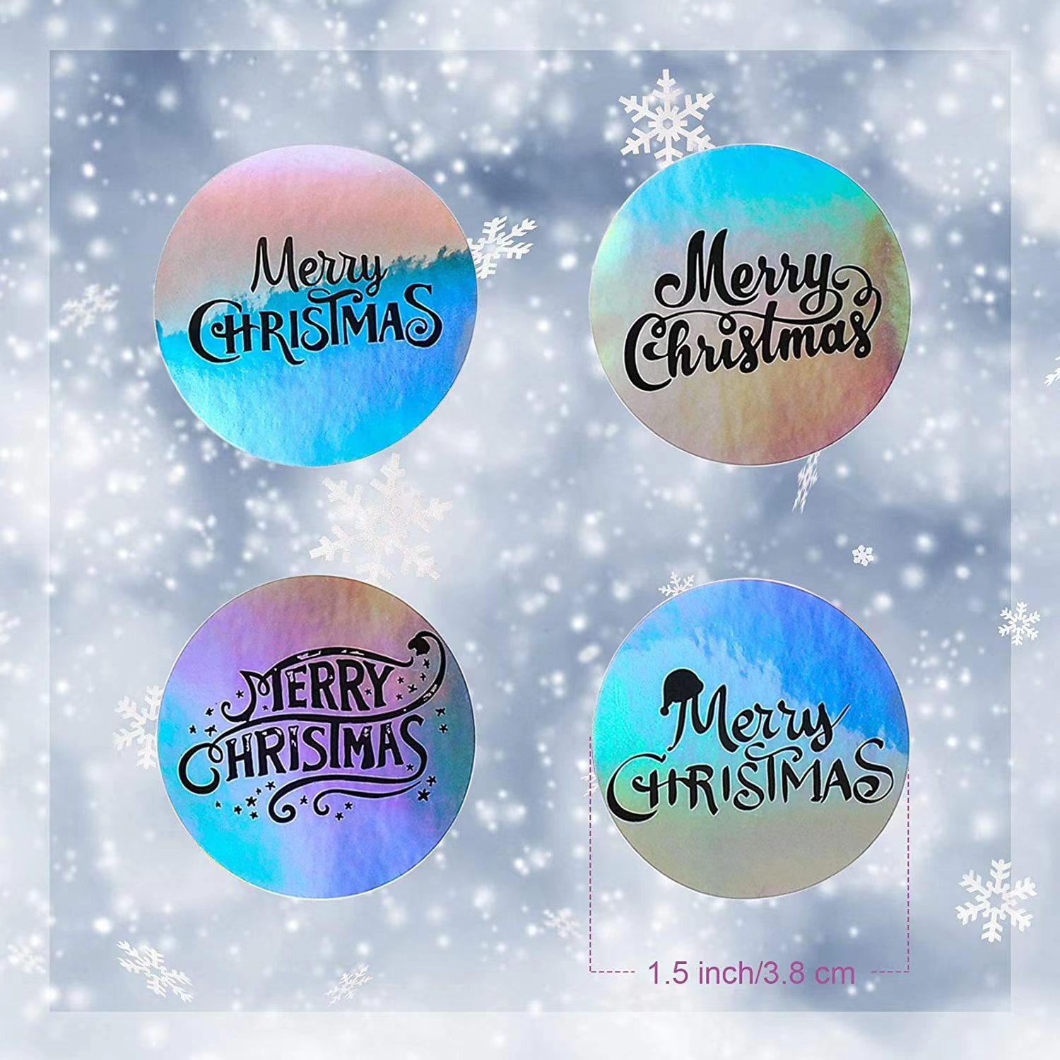 Christmas Letter Pvc Party Gift Stickers display picture 4