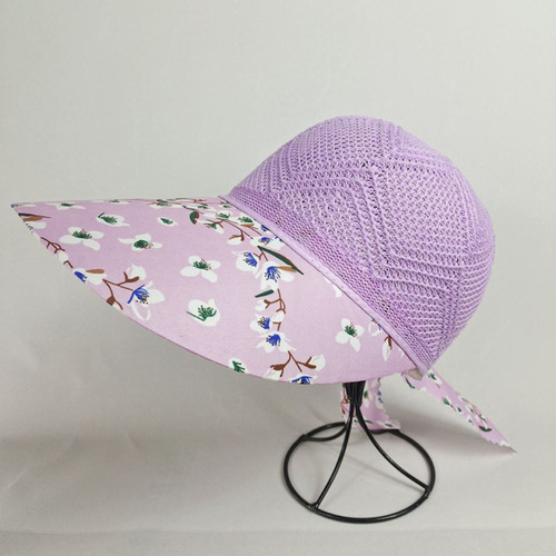 Summer Hat Sun Hat Wide Brim Mother-in-law Grandmother Middle-Aged Hat Travel Cycling Sunshade Breathable Sunglasses