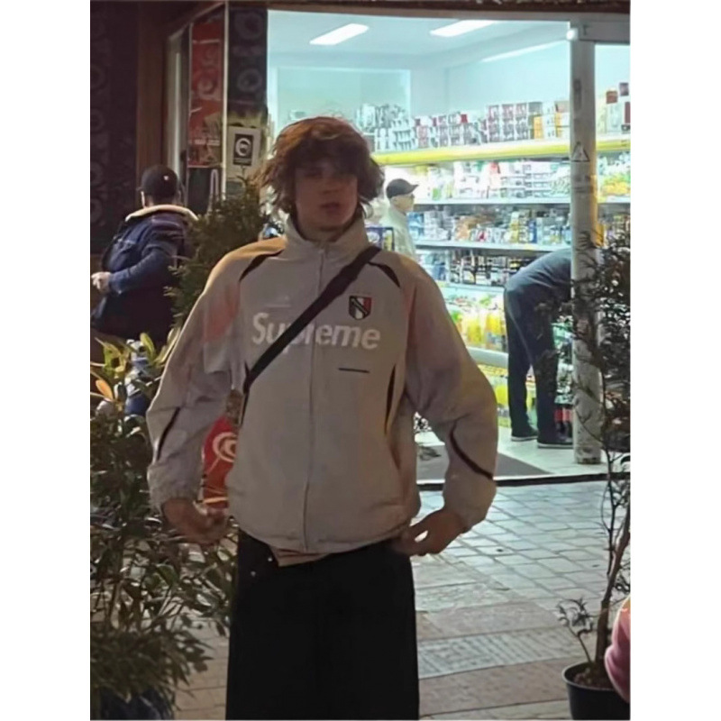 (Cross-border trading), sports football jacket with hood, European style, drawstring 4