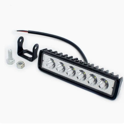 Cross-border bestseller: grille light, off-road lighting, car LED work light, 18W floodlight, linear roof spotlight (İşçi projektorları)