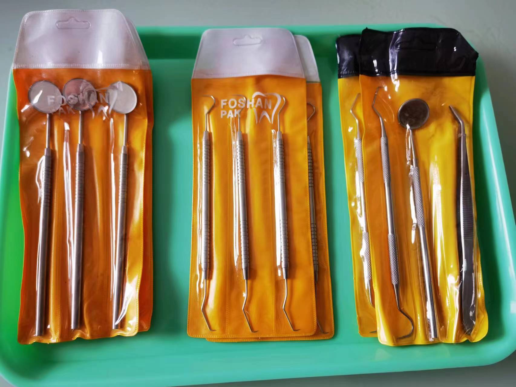 外贸 牙结石去除器  牙科3件套   牙科探针 牙科口镜 牙医工具