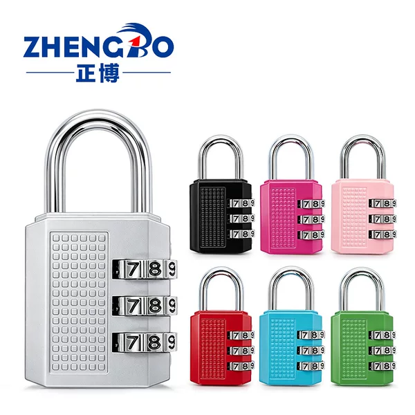 In-stock travel backpack, zinc alloy combination lock, suitable for student dormitory lockers, gym lockers, and luggage, durable and anti-theft padlock