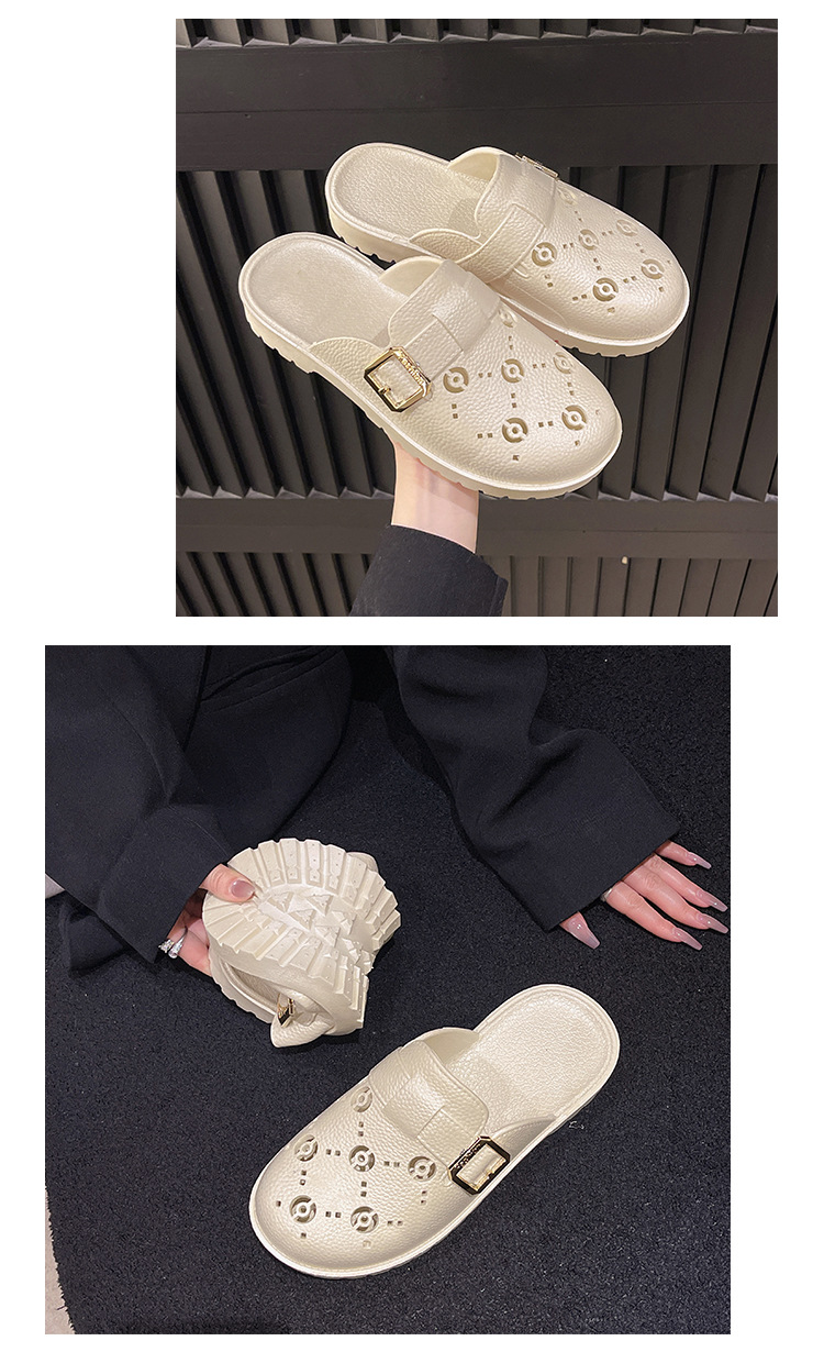Platform Slippers Women's Summer Sandals With Thick Sole_voghion.com