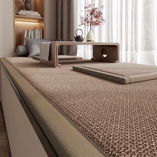 Bay Window Mat Cotton and Linen Simple Style Four Seasons Universal Window Mat Thickened Non-Slip Wear-Resistant Bedroom Balcony Memory Cotton Cushion