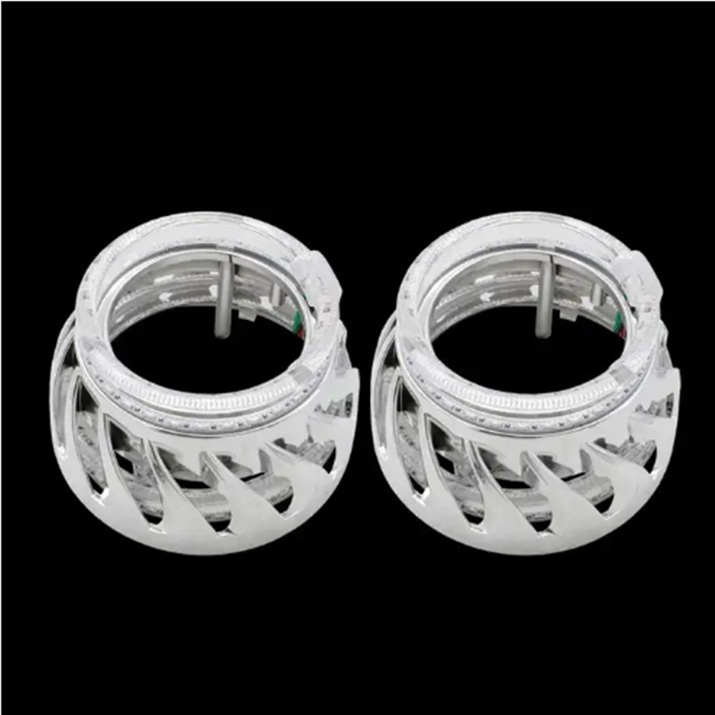 2.5 Brillante color de la cubierta de lente de rueda caliente cubierta integrada auto auto faro cubierta de lente de ángel ojo de modificación