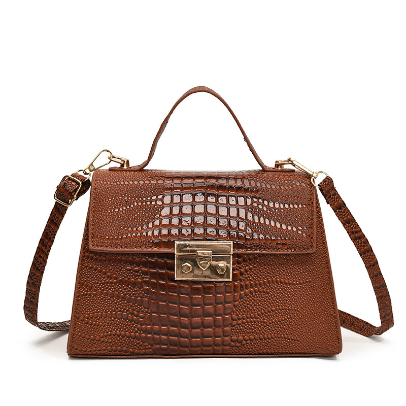 Bolso de hombro casual, bolso de mochila de patrón de pescado, invierno 2024 nuevo estilo de moda simple bolso de mano bolso de mujer