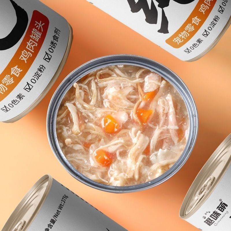 닭고기+당근 [6캔*375g] 긴머리와 볼에 수분을 공급