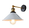 Retro sconce for corridor, creative sheet, street wall lantern for gazebo suitable for stairs, American style