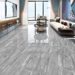 广东客厅地砖1000X1000通体大理石瓷砖哑光灰色现代简约餐厅地板