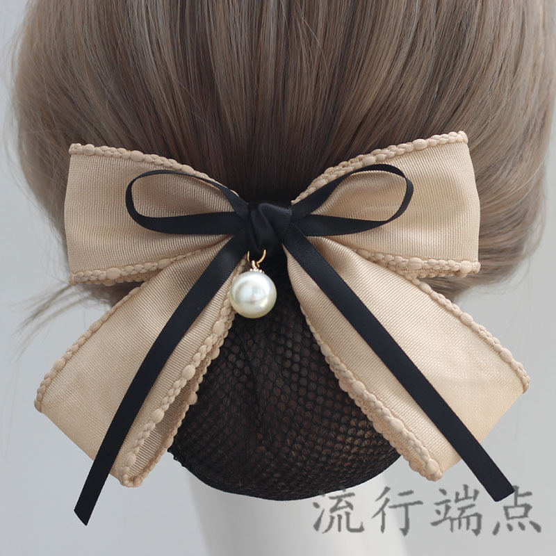 Hair Accessories for Women: Professional Hair Clips, Hair Nets for Office Work, Bank, Nurse, Flight Attendant, Bow Hair Nets, Work Hair Accessories