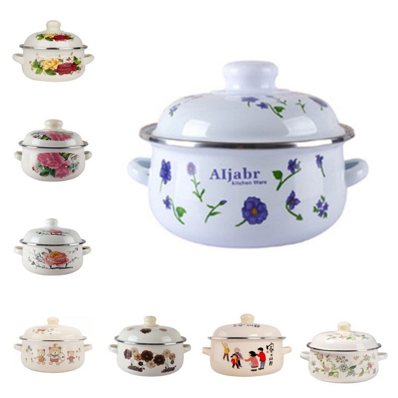 espesamiento de tres piezas de conjunto de cocina de dos orejas de cocina de cocción de cocina