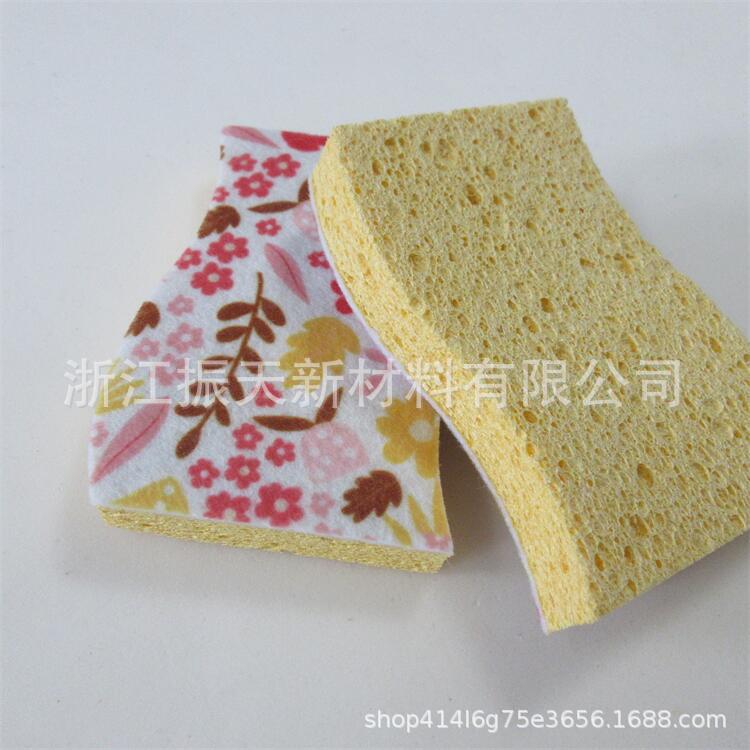 木浆棉洗碗擦厨房家务清洁海绵块百洁布刷碗刷锅木浆海绵擦