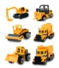 No. 66 sliding yellow alloy engineering vehicle