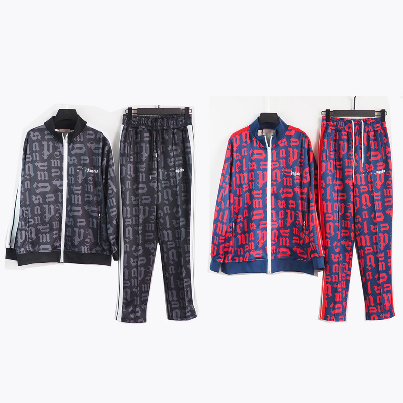 High-Quality Palm Sports Suit with Full Printed Letters Palm Men's and Women's Jackets and Pants Trendy Brand Casual Suit High-Quality Palm Sports Suit with Full Printed Letters Palm Men's and Women's Jackets and Pants Trendy Brand Casual Suit