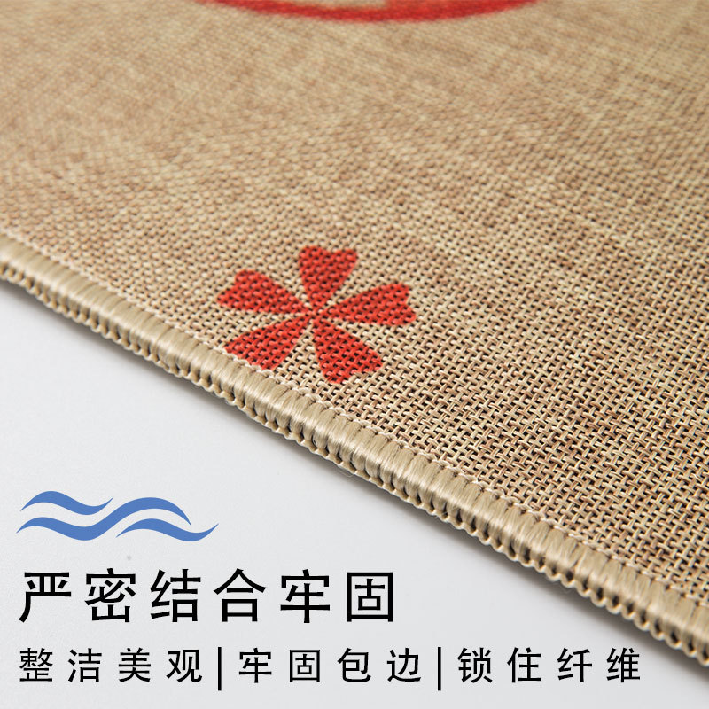 El comercio exterior de entrada caliente alfombra de piso de goma hogar comercial Puerta de seisal absorbente alfombra antideslizante alfombra de puerta al por mayor