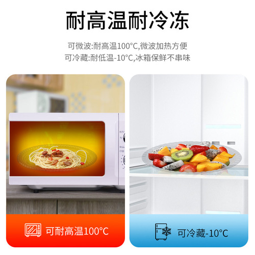 Disposable plates plastic dinner plates high temperature resistant picnic barbecue household hot dishes dishes tableware cake plates wholesale