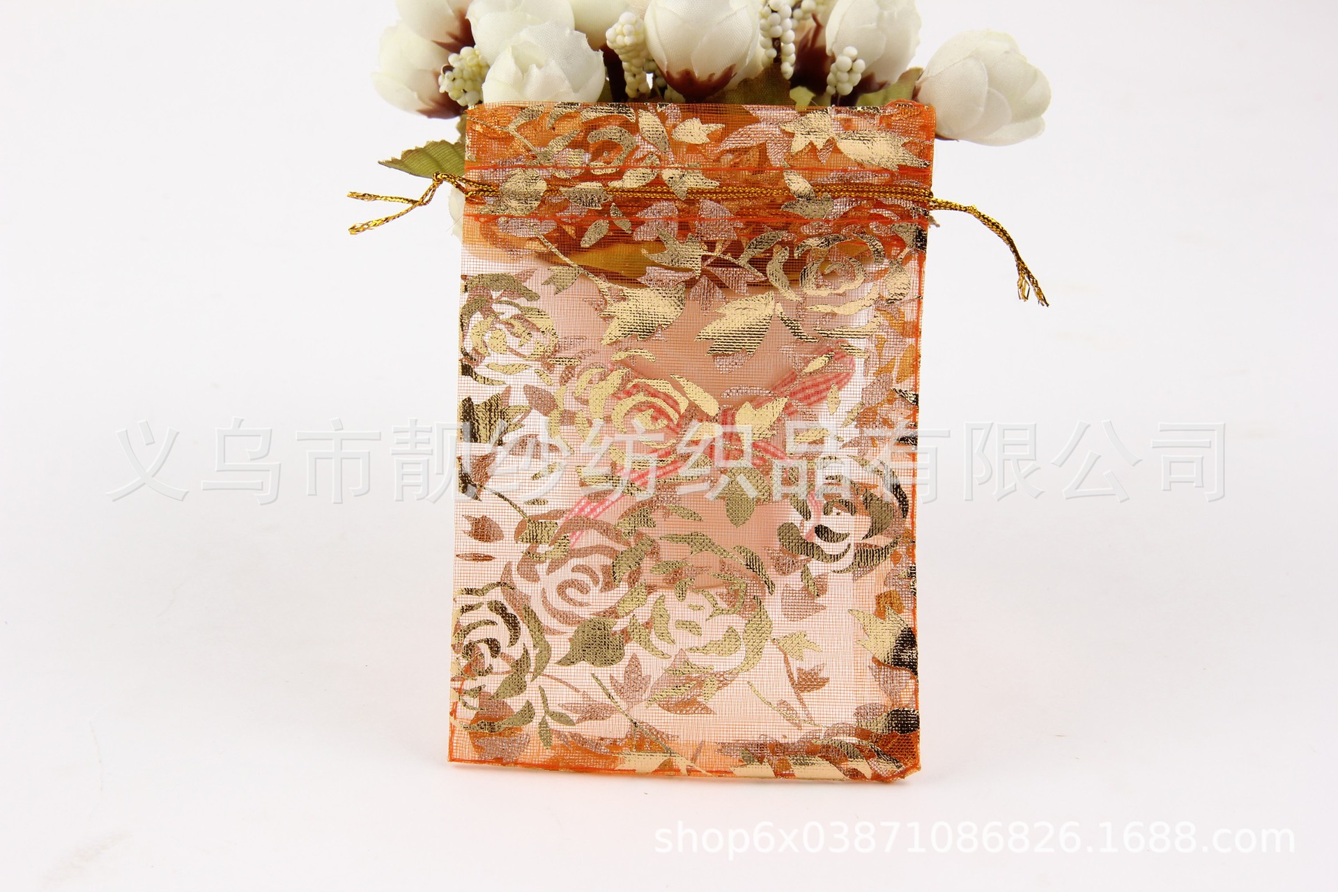 Оранжевая роза;7*9