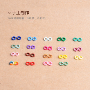 Hand-woven coil DIY bracelet necklace rope accessories pineapple buckle thread buckle braided rope coil ring bracelet ring