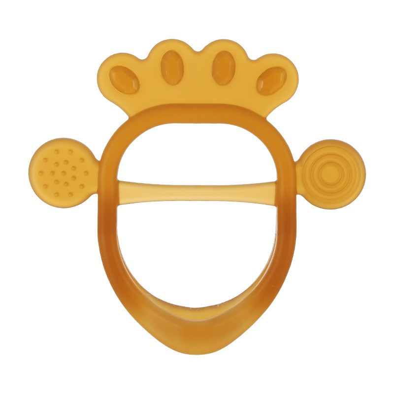 Brazalete para bebés, goma de diente de silicona de grado alimenticio, pegamento de mordida de palma de pie, protector de manos, palo de molienda, pegamento de dientes para bebés