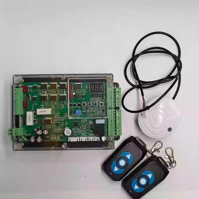 배리어 게이트 마더보드 세트에는 리모컨 2개 + 수신기가 포함되어 있습니다.