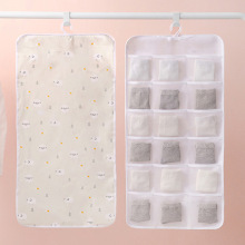 牛津布内衣收纳挂袋多层悬挂式墙挂衣柜整理神器