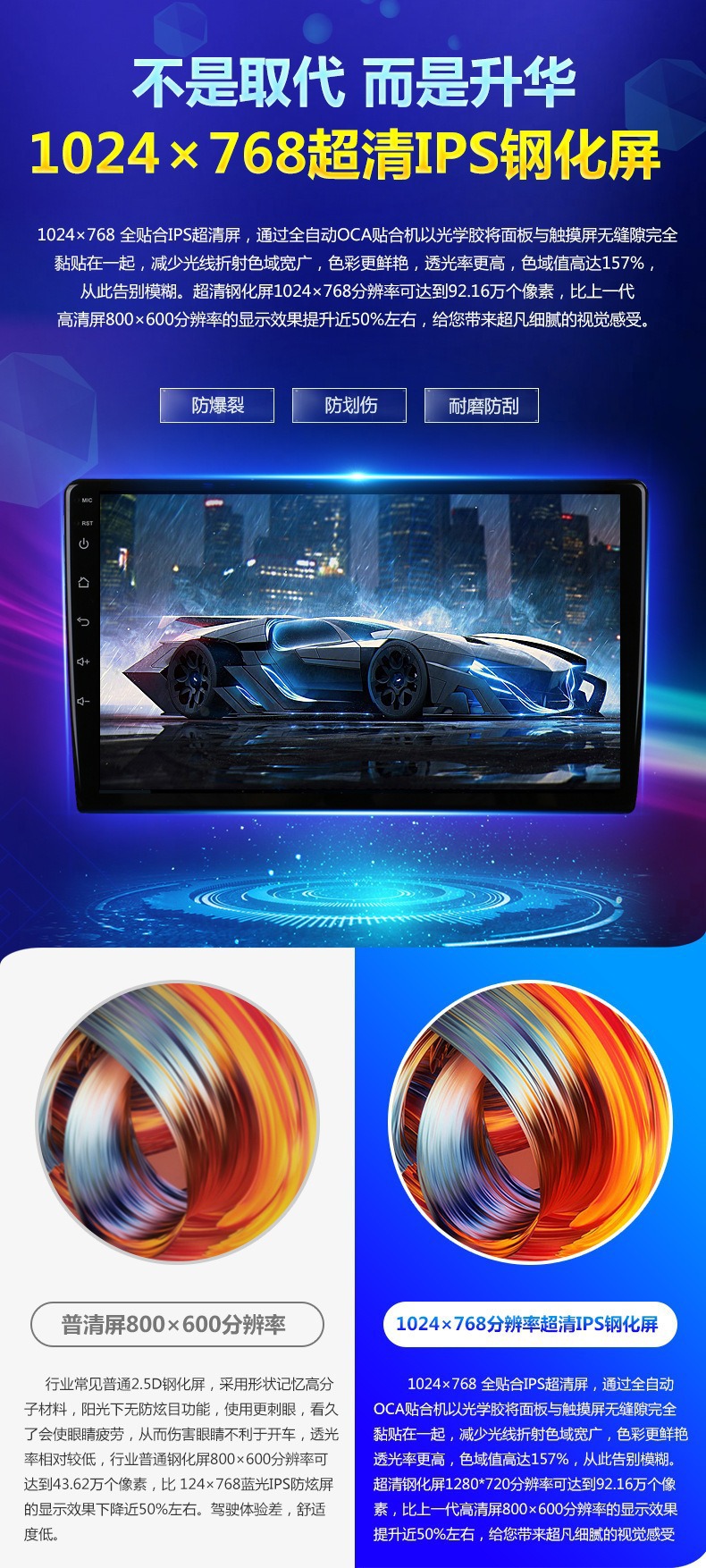 Suitable for Cadillac Ats Atsl Xts Srx Cts Cadillac Dvd Vertical Screen Navigator