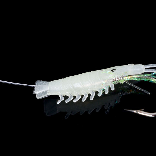 HENGJIA/Hengjia Amazon luminous fish skin skewer hook soft shrimp hanging imitation shrimp skin hook