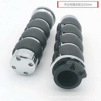 Handlebar Cross-Border Factory Direct Supply: Motorcycle Handle Cover - flat-head-electroplating-without-assistance-22mm