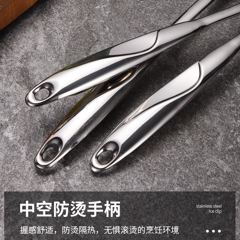 ドイツのシャベルのステンレスの厚い料理道具のs型の中空の柄の炒め物のシャベルのフルセットのおかゆのスプーンの家庭用の肉のフォーク|undefined