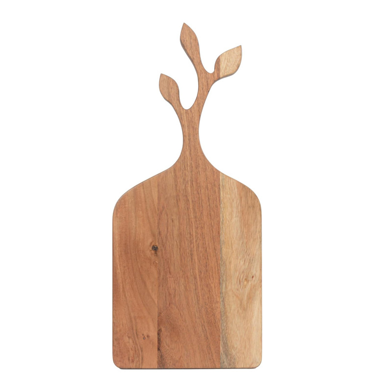 Junta de corte de madera creativa tablero multifuncional tablero de corte de verduras tablero de servicio de restaurante casero bandeja de carne pizza fruta de madera