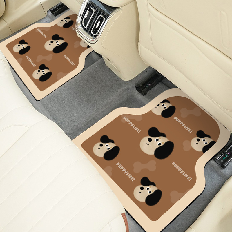 Cartoon Car Floor Mats, Soft Diatom Mud Floor Mats, Universal Car Interior Water-Absorbent, Quick-Drying and Easy-To-Clean Mats, Drop Shipping