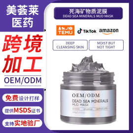 外贸专供面膜工厂死海泥膜DEAD SEA MINERALS MUD MASK贴牌加工