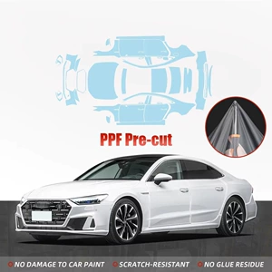 Audi A7L/4K8 (24-26 modellər) TPU görünməz avtomobil örtüyü, cızılmaya qarşı