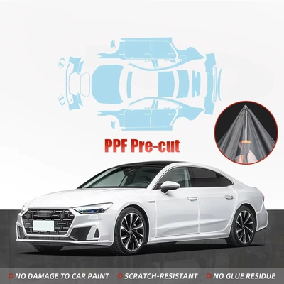 24-26 Models (Audi A7L/4K8) Tpu Invisible Car Wrap Pre-Cut Paint Protection Film Anti-Scratch