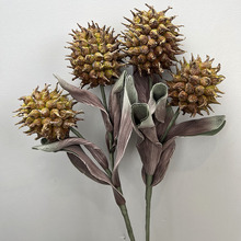 EVA菠萝果手感EVA仿真花工艺品家居装饰软装用品中式样板房花艺