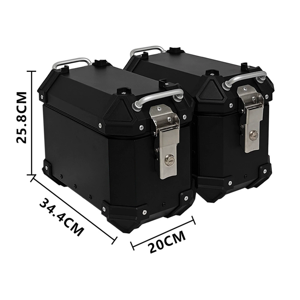 Ящик для хранения багажника из алюминиевого сплава Багажник боковой ящик для мотоцикла боковой ящик для скутера боковой ящик для хранения электромобиля