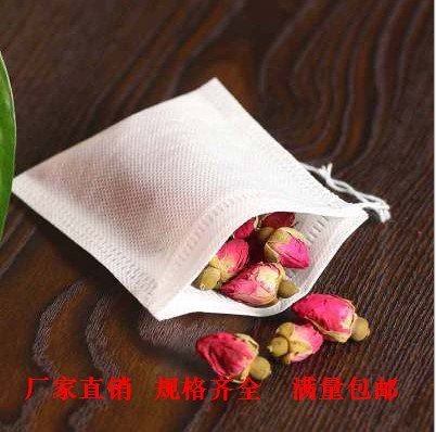 100pcs全规格抽线茶包袋小罐茶叶袋空茶袋环保滤纸袋一次性泡茶袋