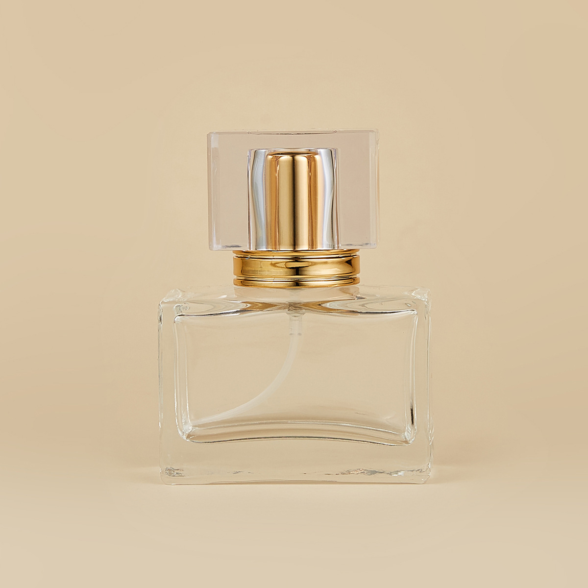 Fabricante 50ml especificación botella de perfume de gran capacidad botella de spray de vidrio ultrafino botella de spray cosmética diaria botella de rellenado hidratante