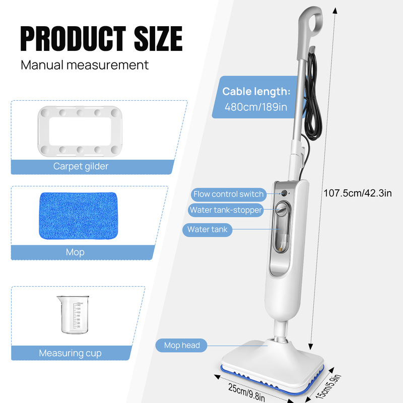 New Household High-Temperature Steam Mop Electric Portable Household Spray Cleaning Sterilization Cleaning Machine
