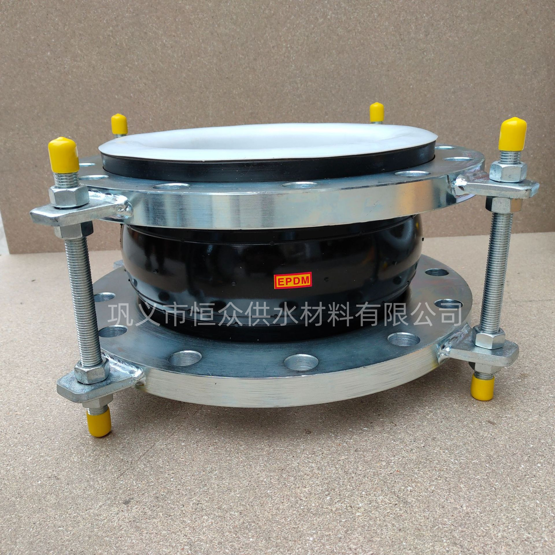 限位橡胶接头 衬四氟橡胶软连接 橡胶补偿器在管道中的抗压能力