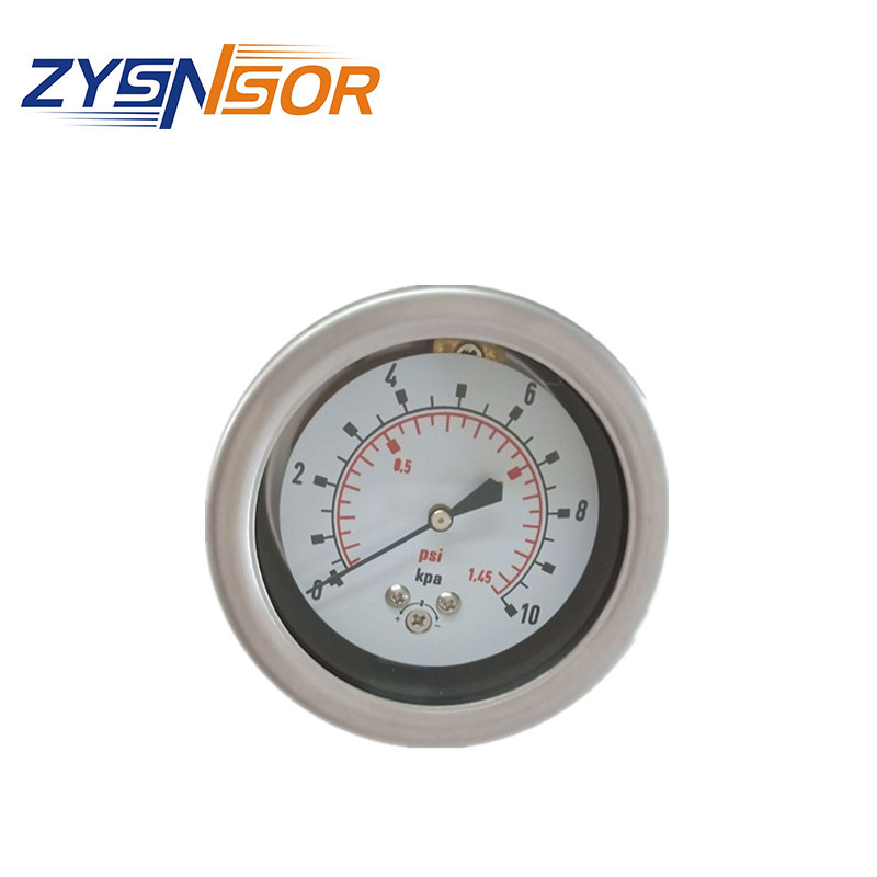 梓缘ZYSENSOR 压力表YEF-63HZ全钢膜盒表 0-10KPA