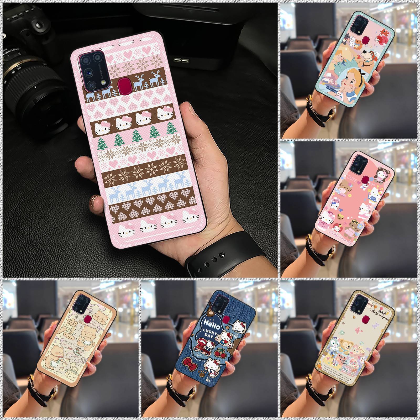 适用三星手机壳散热动漫青春潮流硅胶全包边趣味情侣质感新款女