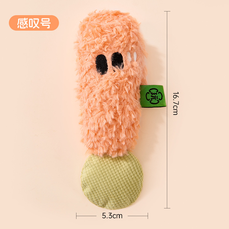 Nueva serie creativa de símbolos de juguetes de peluche para mascotas