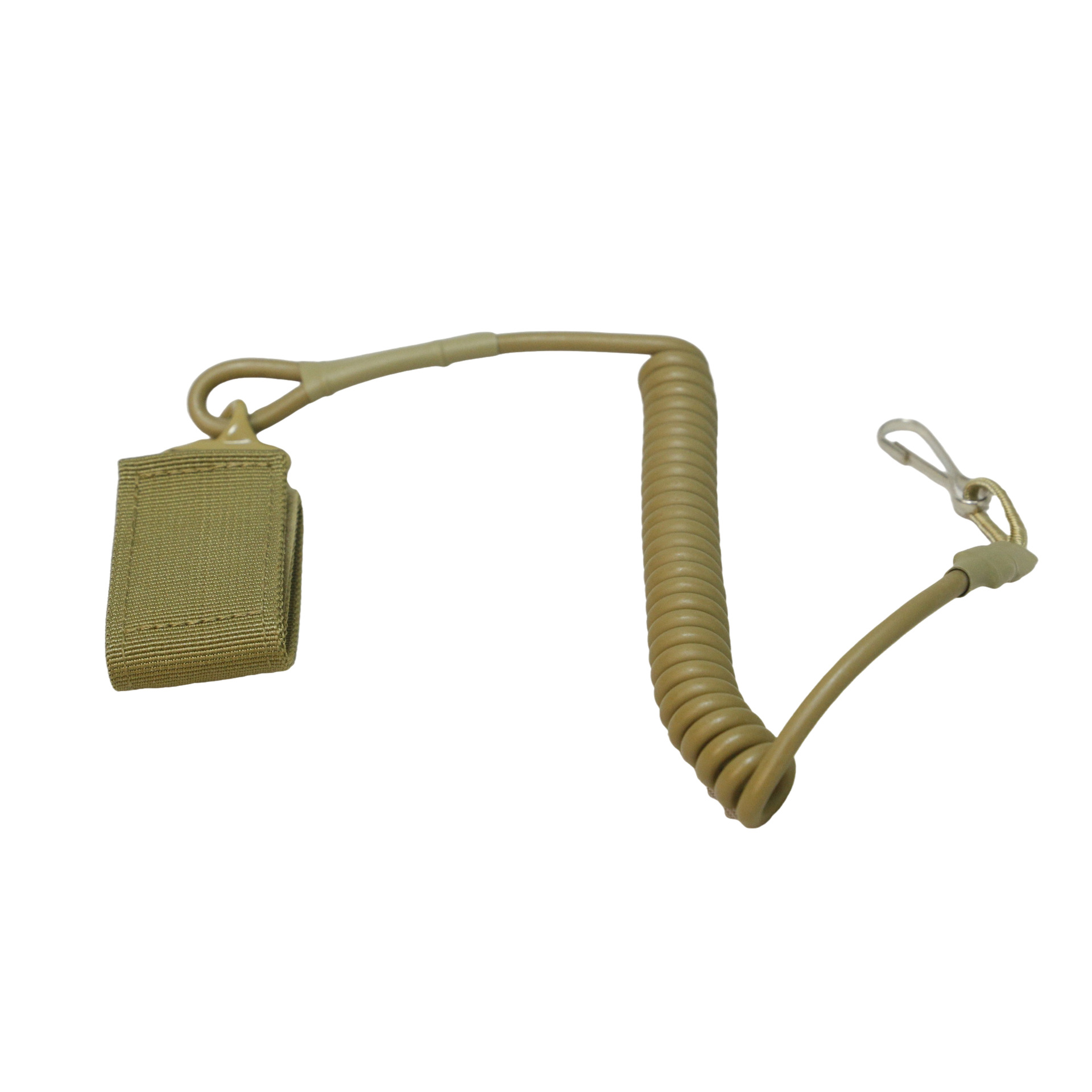 Cuerdas tácticas multifuncionales anti-perdida cuerda elástica cuerda de arma de resorte militar al aire libre cuerda elástica llavero