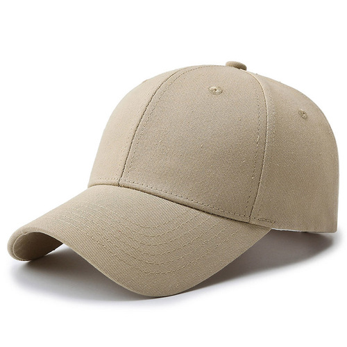 New high-quality all-pure cotton glossy cap spring and autumn solid color hat men's casual all-match baseball cap
