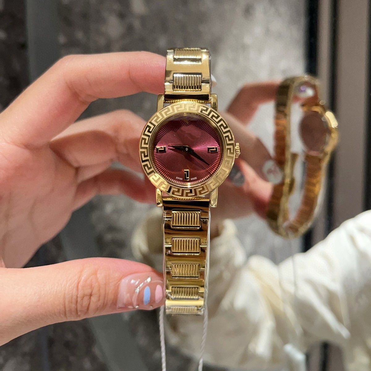 Fansijia Watch Quartz Steel Band Diamond Women's Watch Internet Celebrity Douyin Same Style Watch Fully Automatic Watch Women's Watch