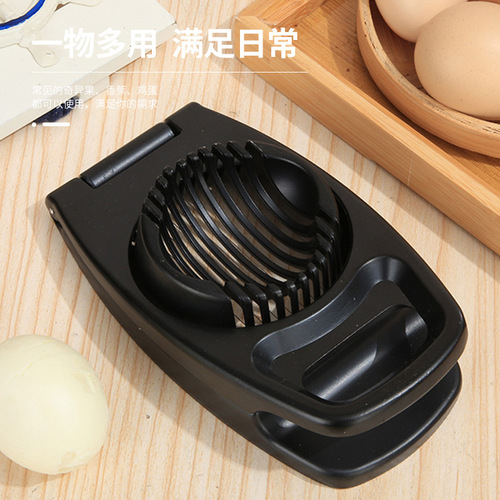 Cross-border aluminum alloy preserved egg slicer two-in-one egg splitter 304 stainless steel tangent household egg cutter