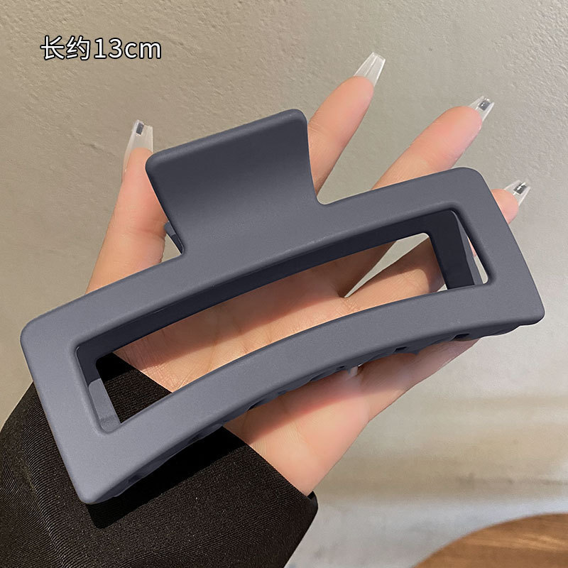 Clip de tiburón grande, clip de agarre para el cabello de placa de sensación de alta calidad, horquilla de temperamento, nuevo estilo, horquilla de gran volumen, tocado de primavera y verano, mujer