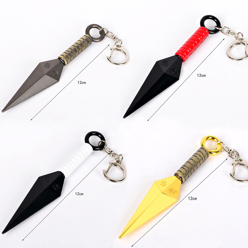 1 Ninja Alloy Bitter Keychain Naruto Asma Handlining Sword Animation Peripheral Weapon Model Pendant